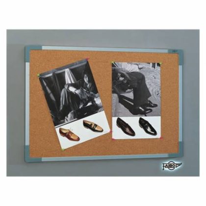 Tablero de corcho de marco de aluminio