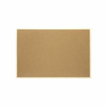 Tablero de corcho de marco de madera