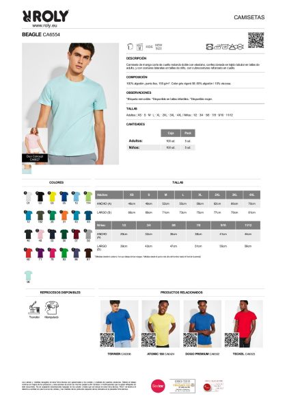 Camiseta Beagle M/Corta