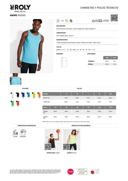 Camiseta Técnica Andre